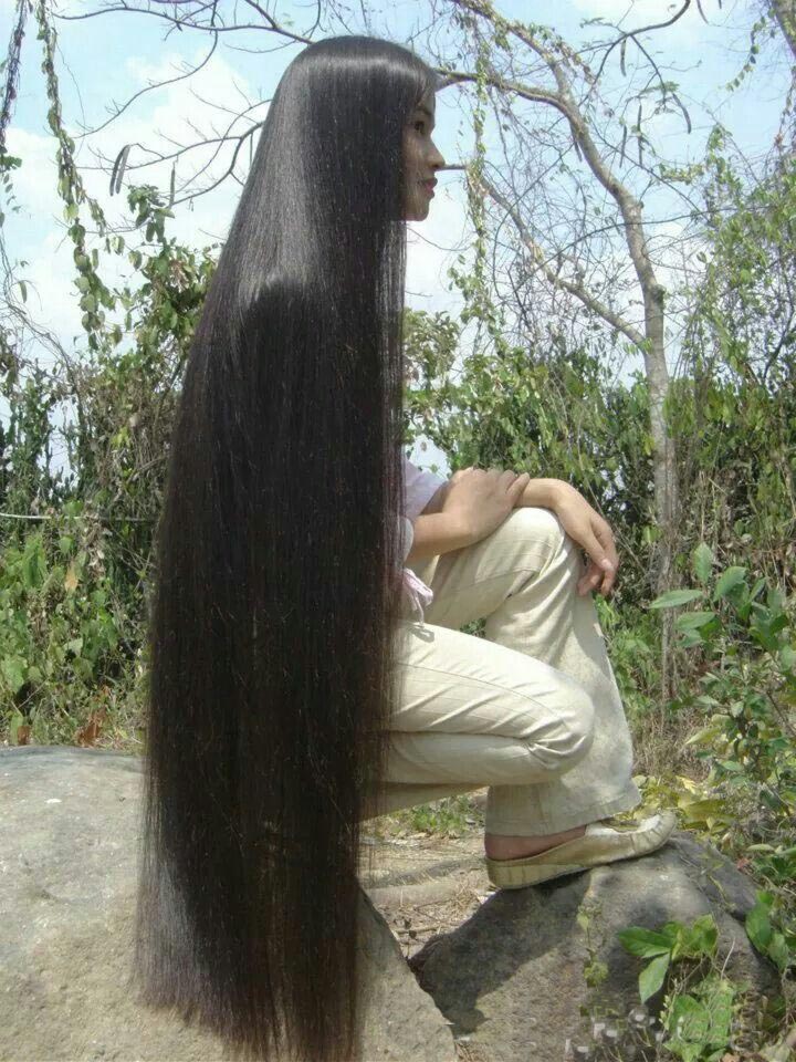 hair very long